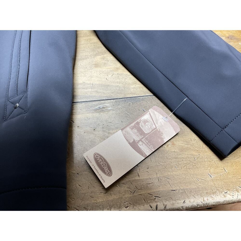 Overland Stuart Microfiber Coat W/ Removable Shearling Liner Black Size 40 Nwt — image 8 of 8